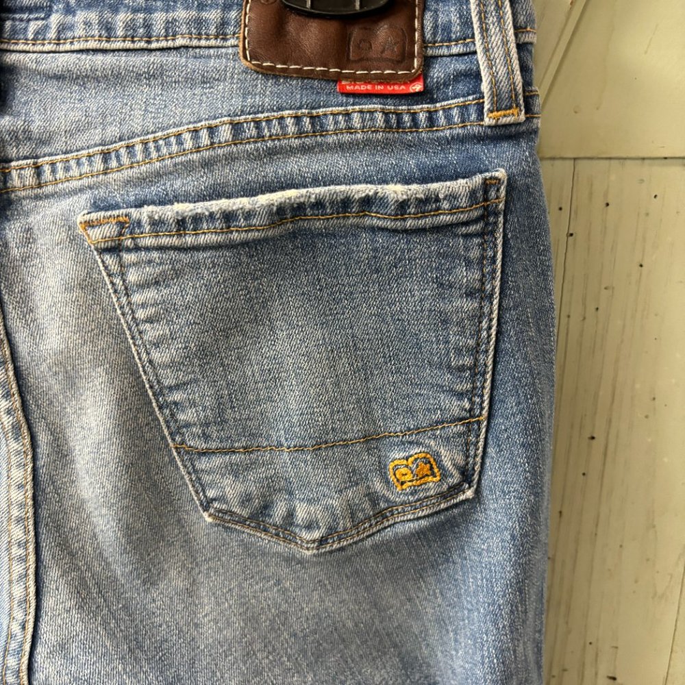 Big Star Sweet Low Boot Cutoff Jean Shorts Size 30T Raw Hem - Picture 10 of 16